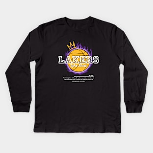 Lakers Lake Show Kids Long Sleeve T-Shirt